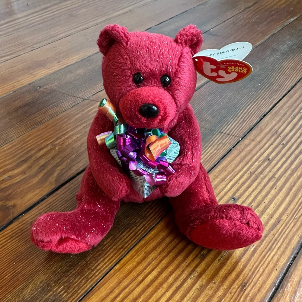 NWT Vintage 2004 Ty Happy Birthday Beanie Baby
